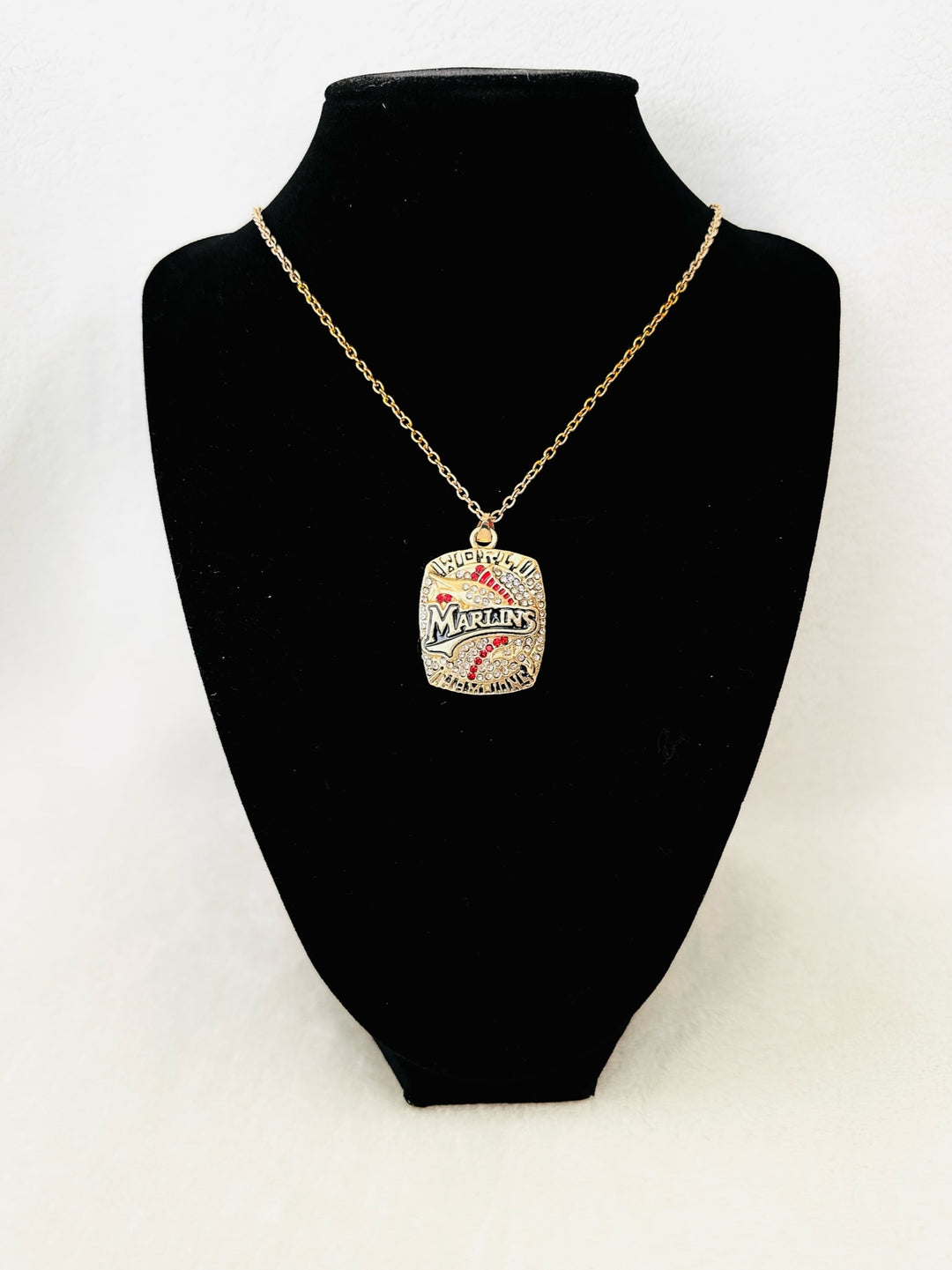 2003 Florida Marlins World Series Pendant - EB Sports Championship Rings