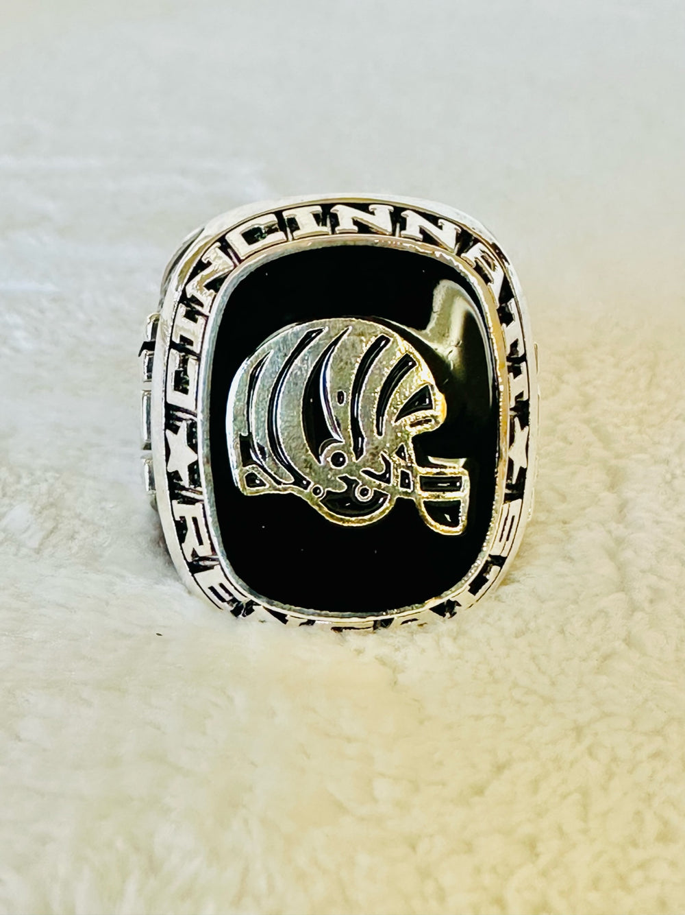 Cincinnati Bengals Classic Balfour Silver Ring W Box, US SHIP - EBSports Championship Rings