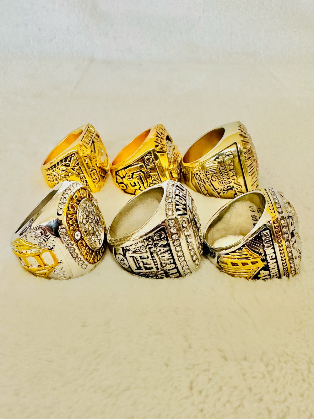 6 PCS San Francisco Giants Championships Complete Ring Set - EBSports Championship Rings