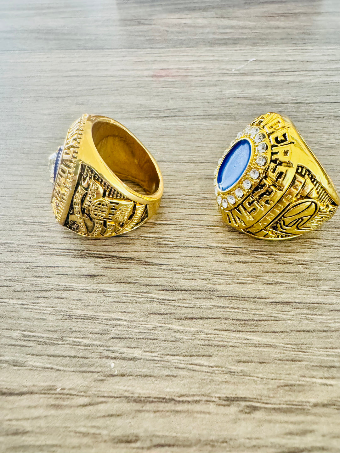 1970 & 1972 Indiana Pacers ABA World Championship Replica Ring Set, US SHIP - EB Sports Championship Rings