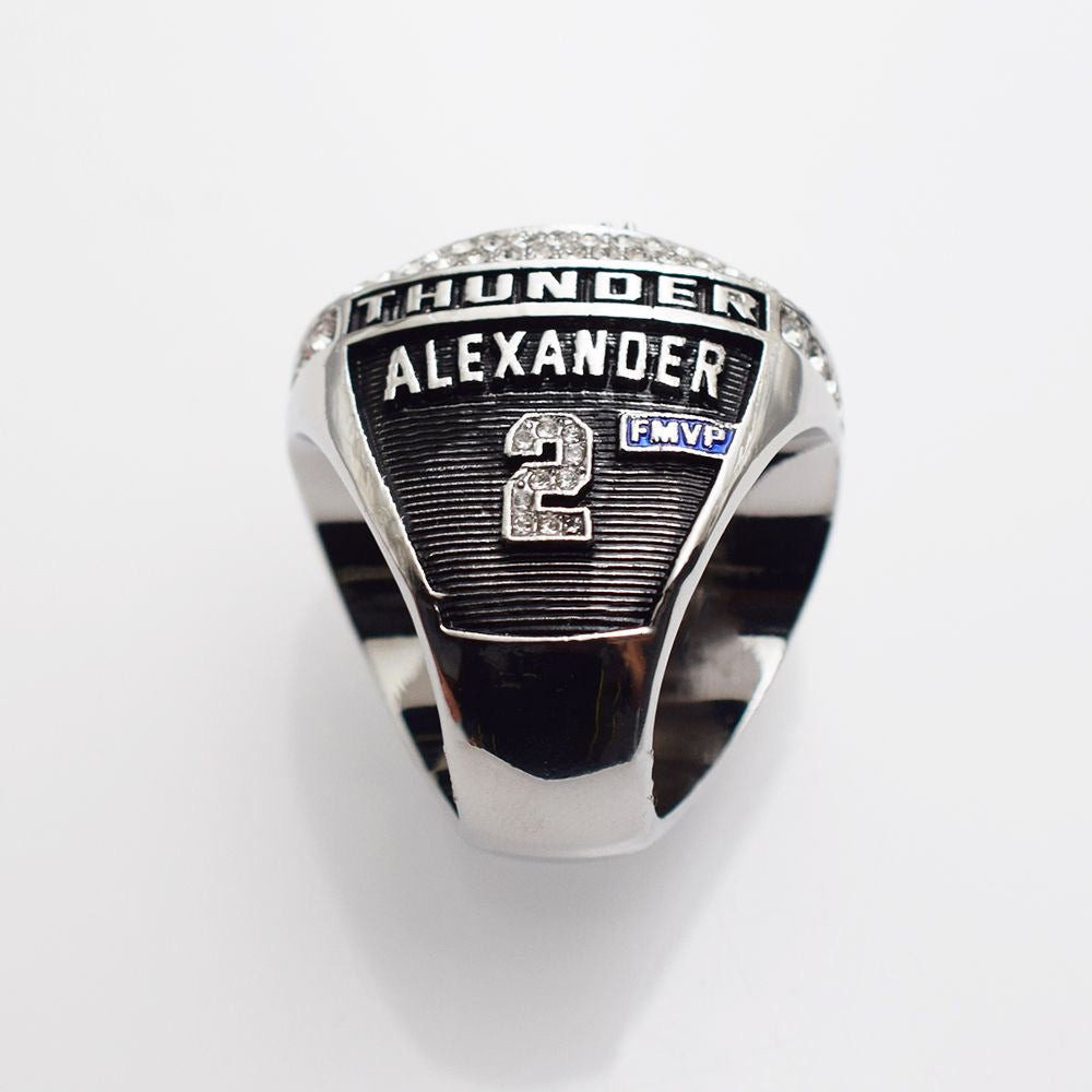 Oklahoma City Thunder 2025 championship ring with box, Alexander (SGA), US SHIP - EB Sports Championship Rings
