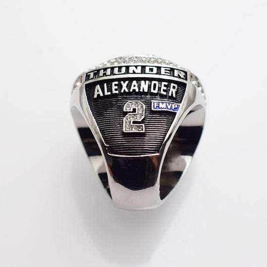 Oklahoma City Thunder 2025 championship ring with box, Alexander (SGA), US SHIP - EB Sports Championship Rings