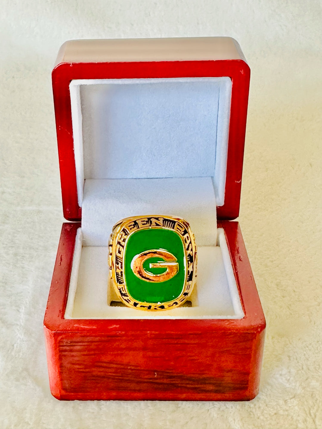 Green Bay Packers Classic Balfour Gold Ring W Box, US SHIP - EBSports Championship Rings