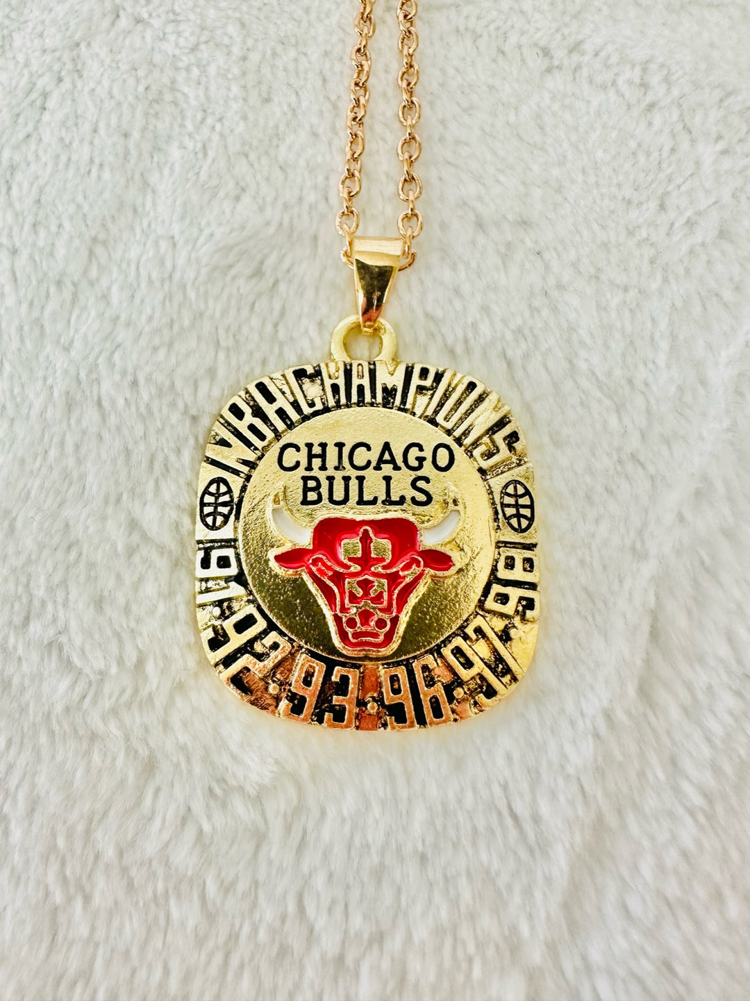 Chicago Bulls Basketball Championship Pendant JORDAN - EB Sports Championship Rings