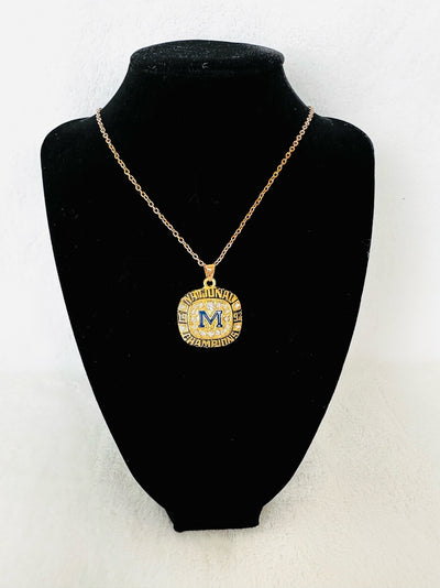 1997 Michigan Wolverines National Championship Pendant - EB Sports Championship Rings