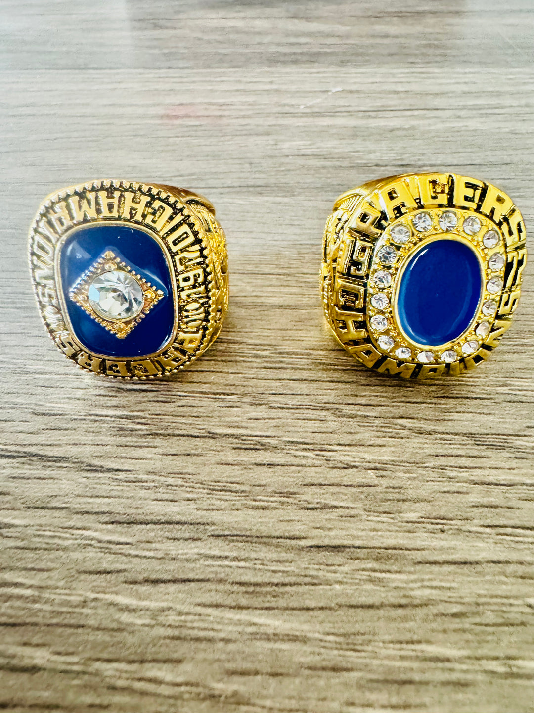 1970 & 1972 Indiana Pacers ABA World Championship Replica Ring Set, US SHIP - EB Sports Championship Rings