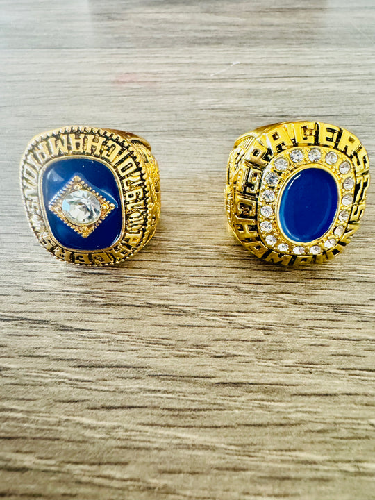 1970 & 1972 Indiana Pacers ABA World Championship Replica Ring Set, US SHIP - EB Sports Championship Rings