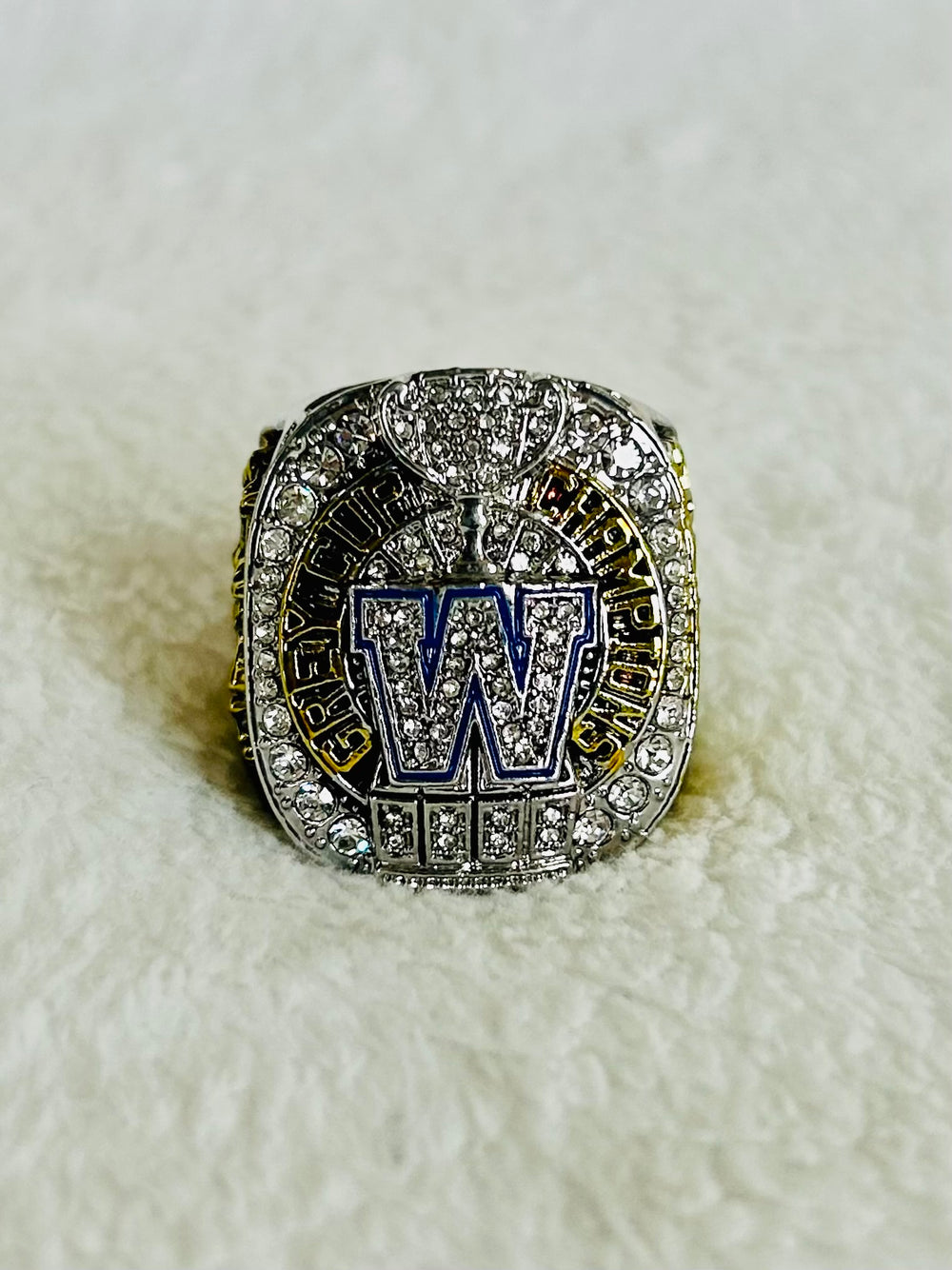 2021 Winnipeg Blue Bombers CFL Grey Cup Championship Ring With Box - EB Sports Championship Rings