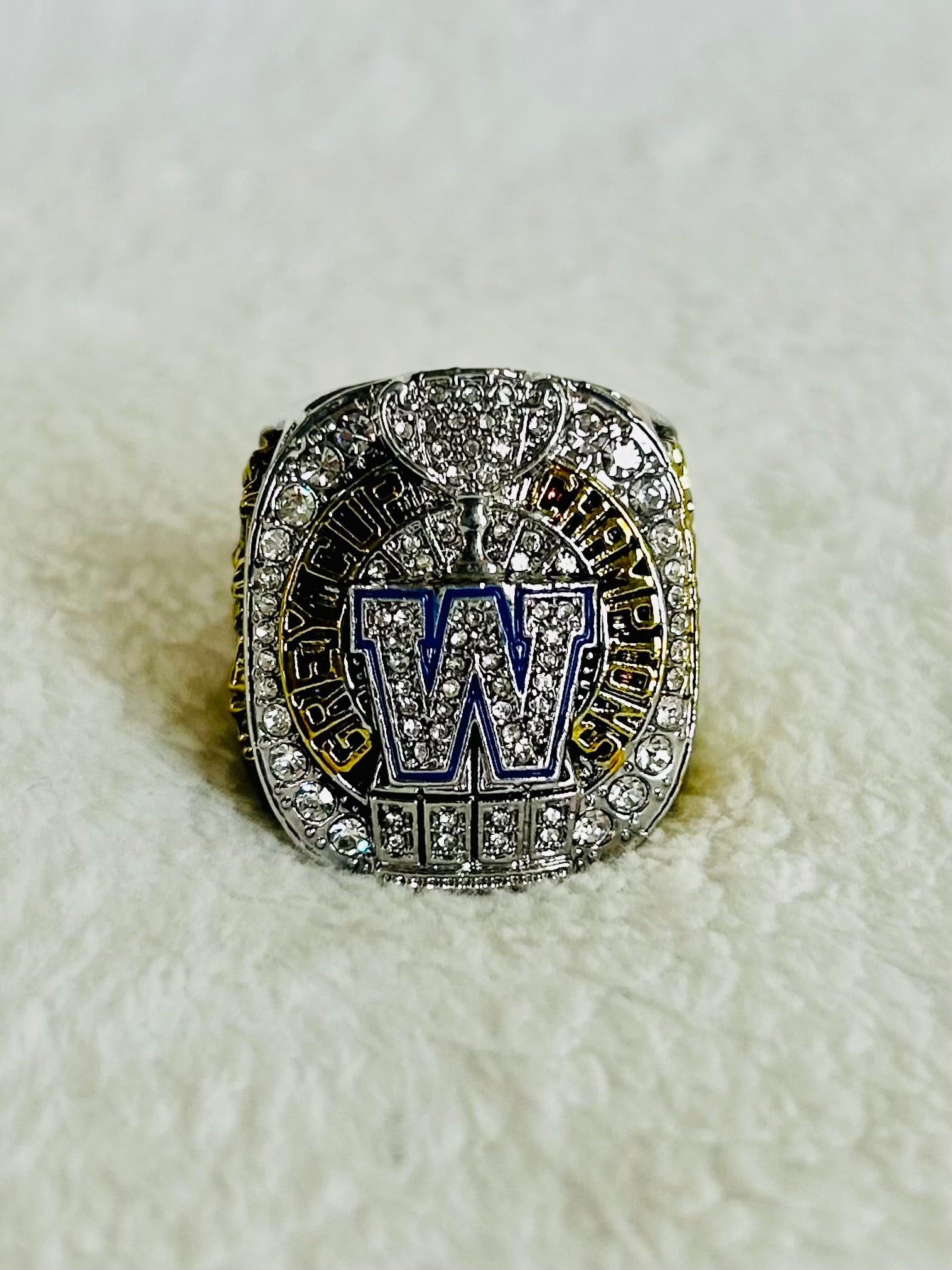 2021 Winnipeg Blue Bombers CFL Grey Cup Championship Ring With Box - EB Sports Championship Rings