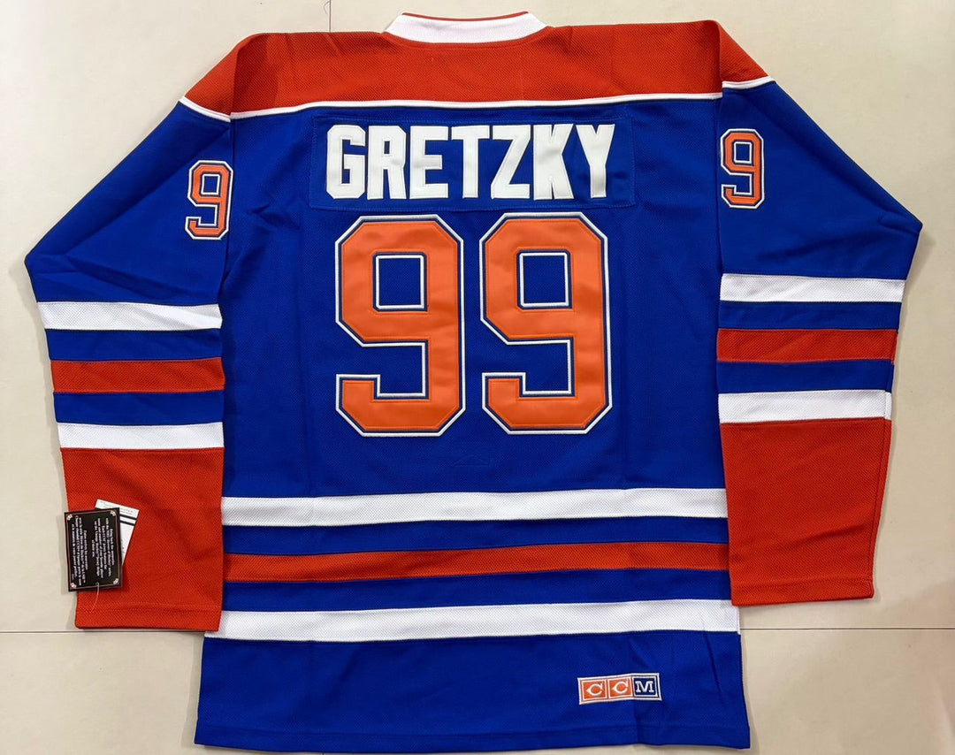 Wayne Gretzky Edmonton Oilers Stitched Jersey, Carry L and XL Rare