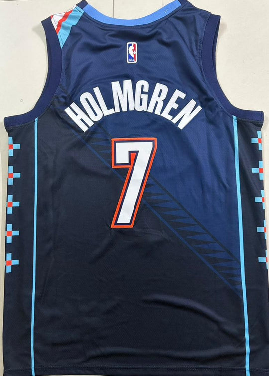Chet Holmgren #7 OKC Thunger Nike Stitched Jersey, Carry L and XL