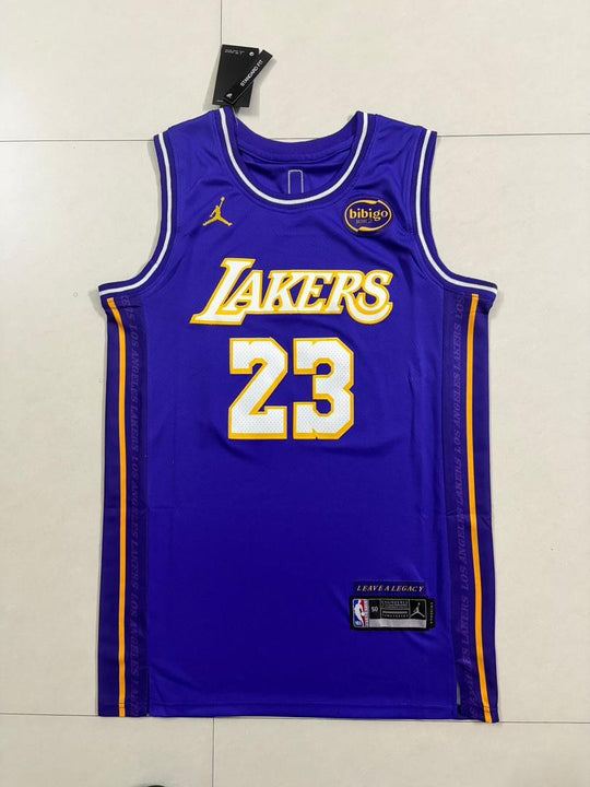 Lebron James #23 LA Lakers Nike Purple Stitched Jersey, Carry L and XL