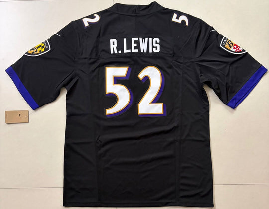 Ray Lewis Baltimore Ravens Nike Stitched Black Jersey, Carry L and XL