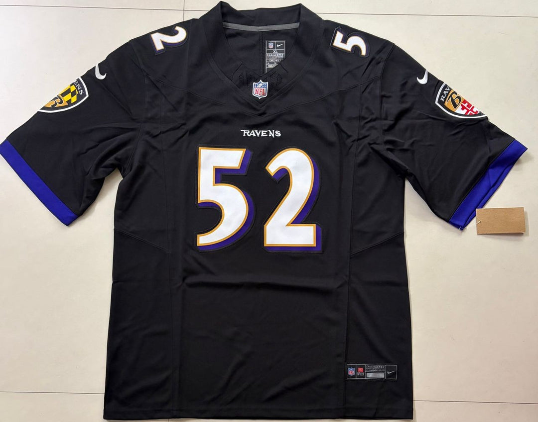 Ray Lewis Baltimore Ravens Nike Stitched Black Jersey, Carry L and XL