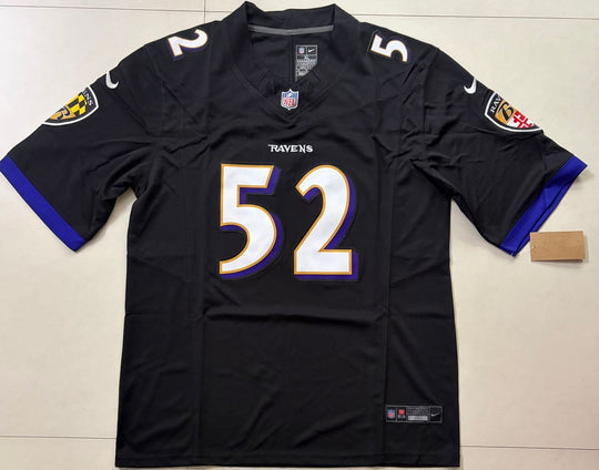 Ray Lewis Baltimore Ravens Nike Stitched Black Jersey, Carry L and XL