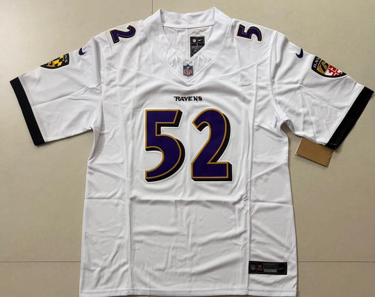 Ray Lewis Baltimore Ravens Nike Stitched White Jersey, Carry L and XL