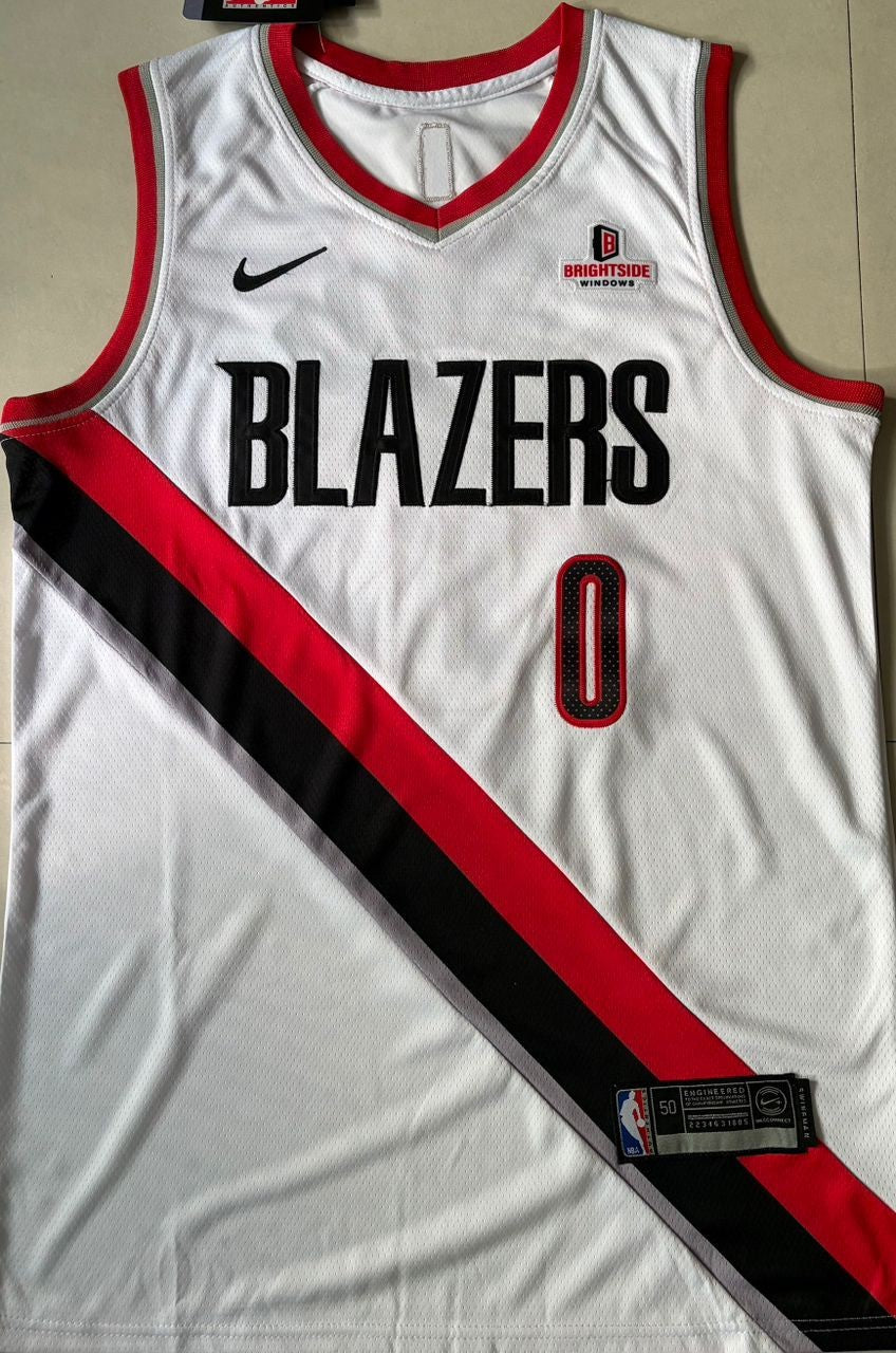 Damian Lillard #0 Portland Trailblazers Nike Stitched Jersey, Carry L and XL