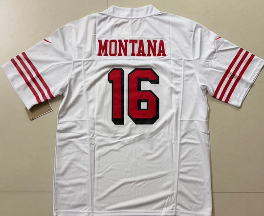 Joe Montana San Francisco 49ers Nike Stitched White Jersey, Carry L and XL