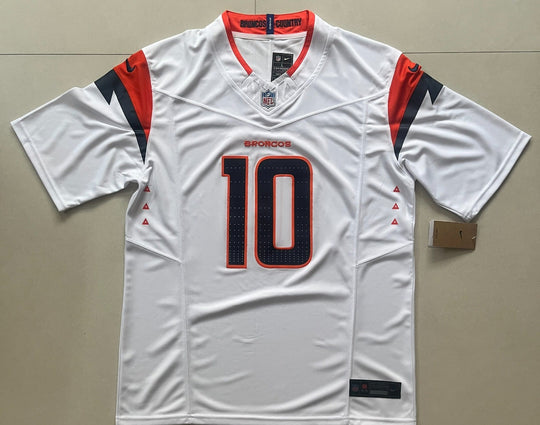 Bo Nix #10 Denver Broncos Stitched Jersey, Carry L and XL
