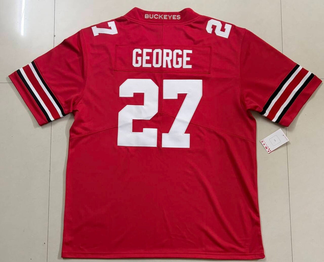 Eddie George #27 Ohio State Buckeyes Nike Stitched Jersey, Carry L and XL