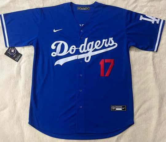 Shohei Ohtani #17 LA Dodgers Stitched Jersey, Carry L and XL Faithful
