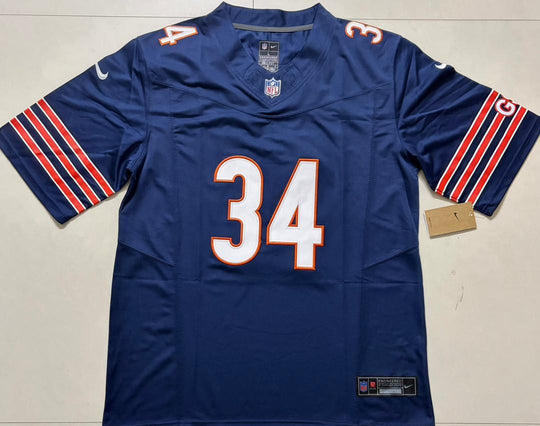 Walter Payton #34 Chicago Bears Blue Nike Stitched Jersey, Carry L and XL