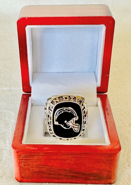 LA Chargers Team Ring Balfour W Box, US Ship NFL