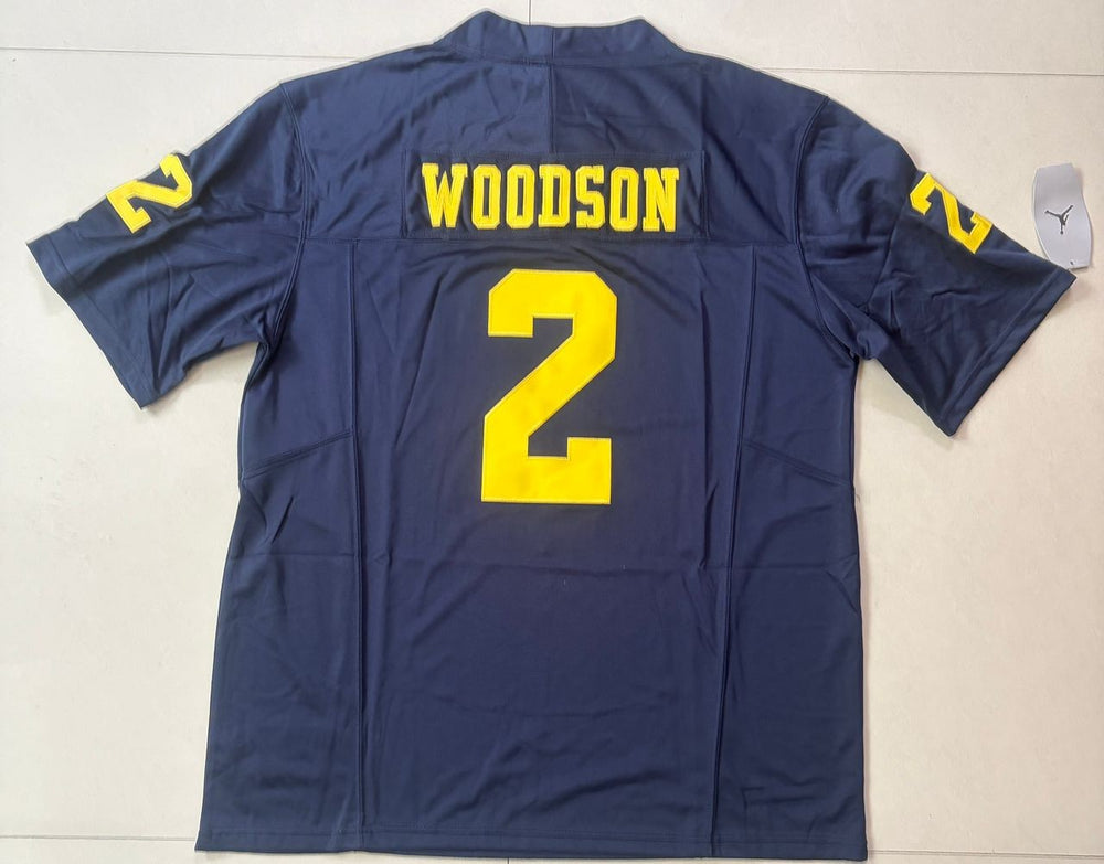 Charles Woodson #2 Michigan Wolverines Stitched Jersey - EB Sports Championship Rings