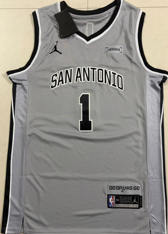 Victor Wembanyama #1 San Antonio Spurs Nike Stitched Jersey, Carry L and XL