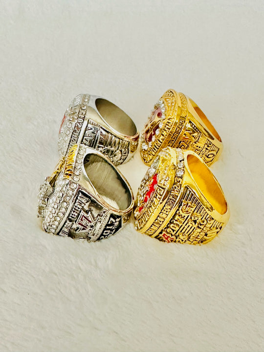 4 PCS Alabama Crimson Tide Championship Ring Set - EB Sports Champion's Cache