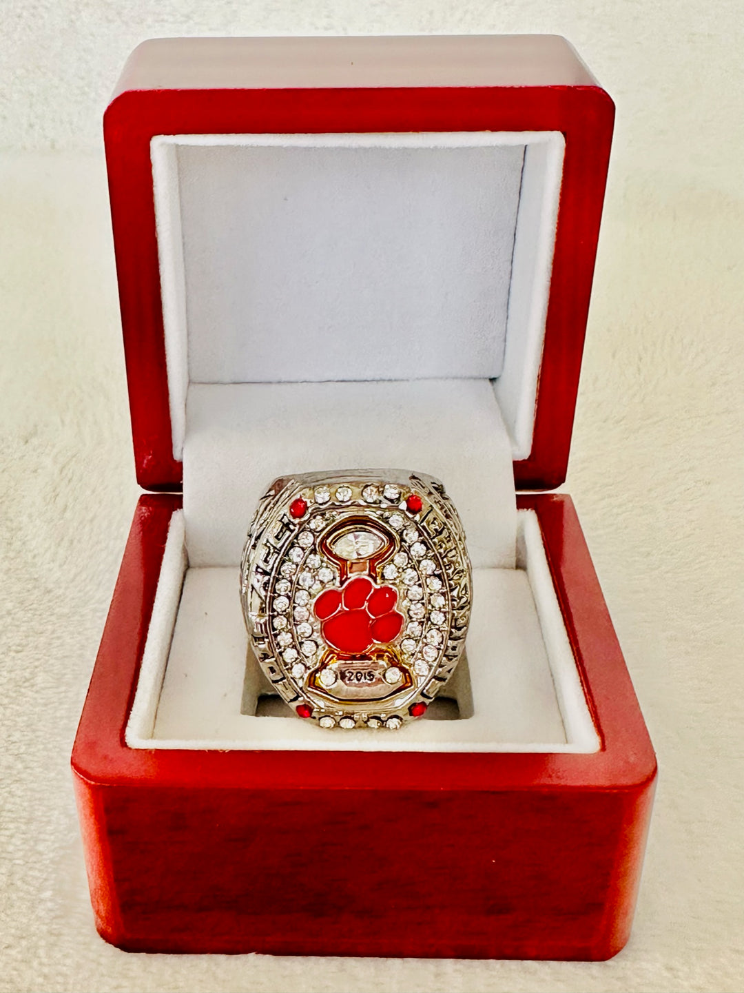 2015 Clemson Tigers Championship Ring With Box - EB Sports Champion's Cache