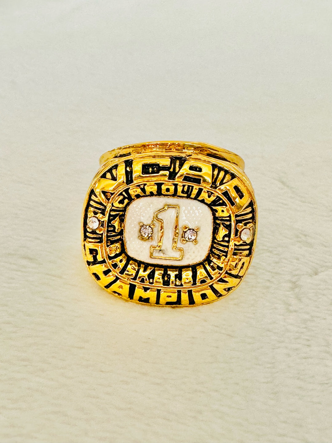 1982 North Carolina Tarheels NCAA SP Brass Championship Ring - EB Sports Champion's Cache