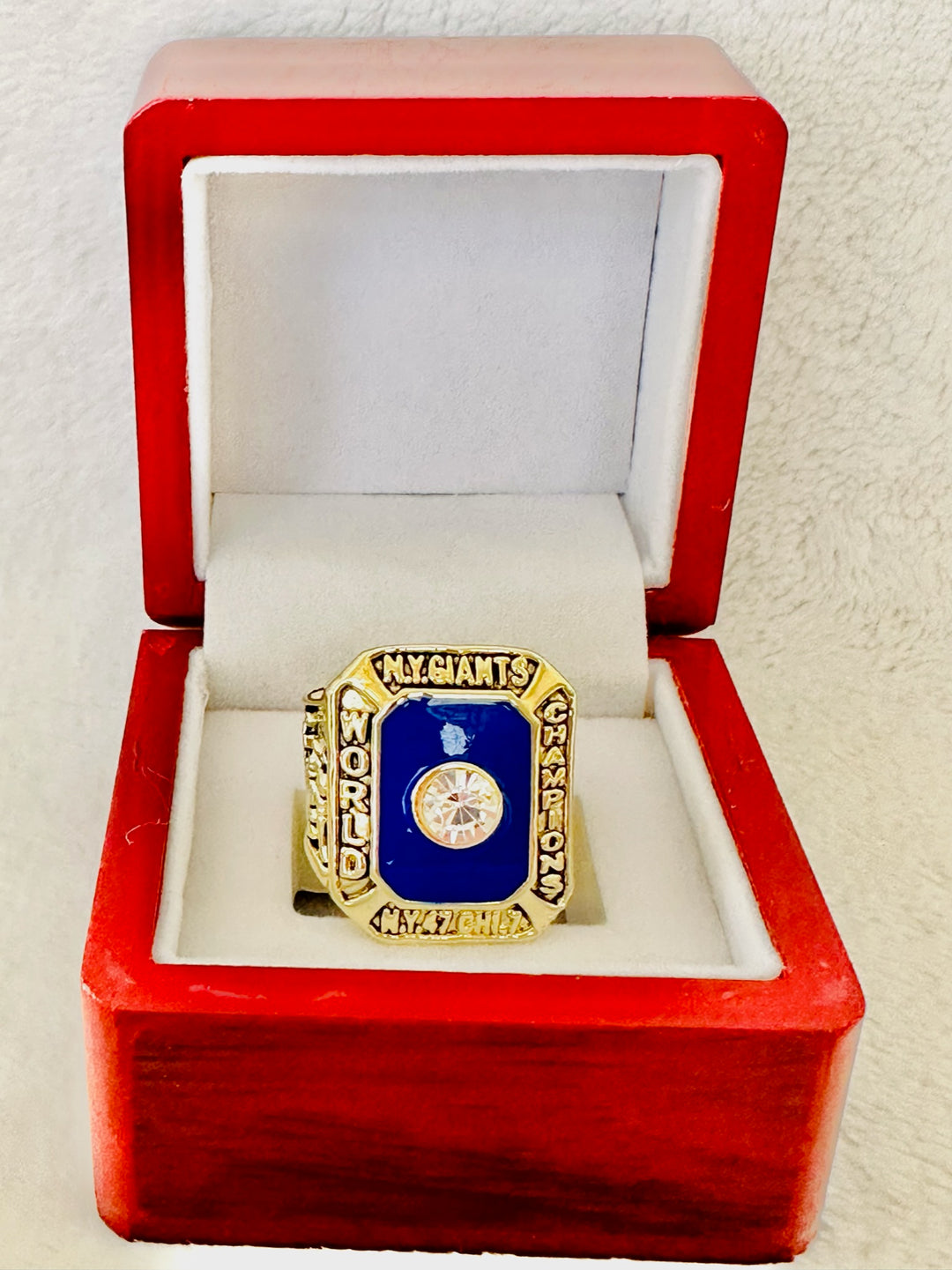 1956 New York Giants NFL Championship Ring with box - EB Sports Champion's Cache