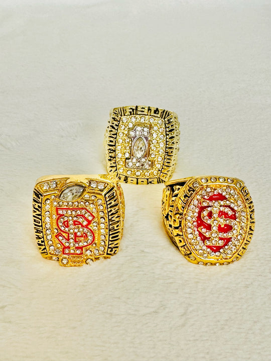 3 PCS Florida State Championship Ring Set With Box - EB Sports Champion's Cache