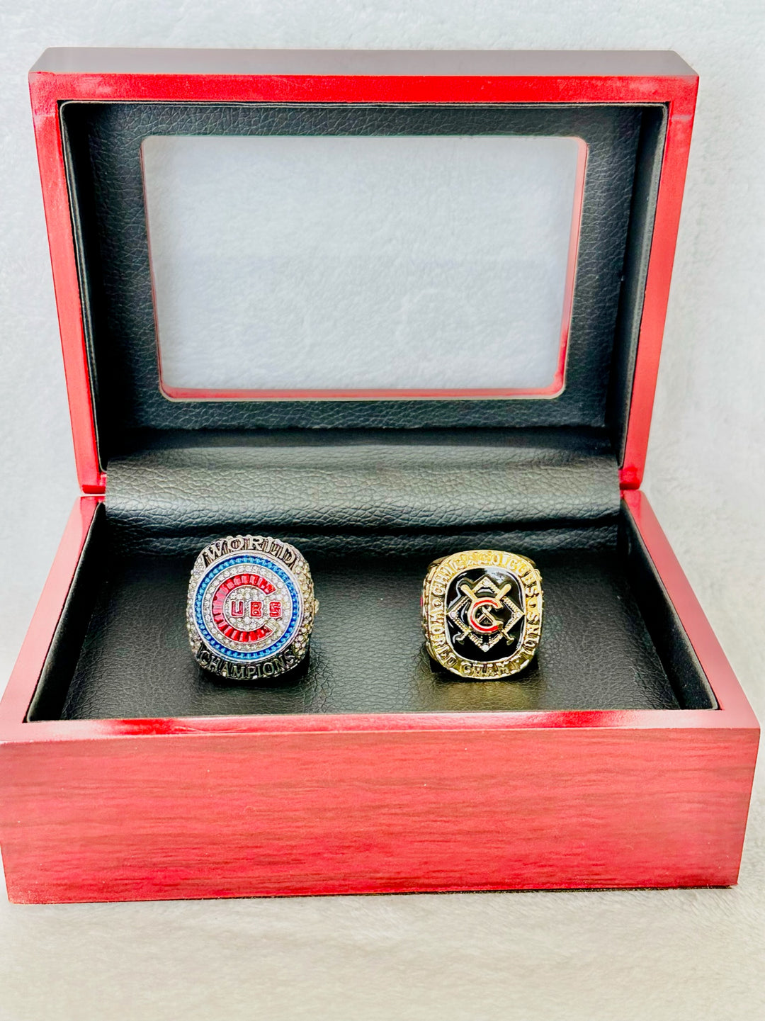 2 PCS Chicago cubs World Series rings with box, USA SHIP - EB Sports Champion's Cache