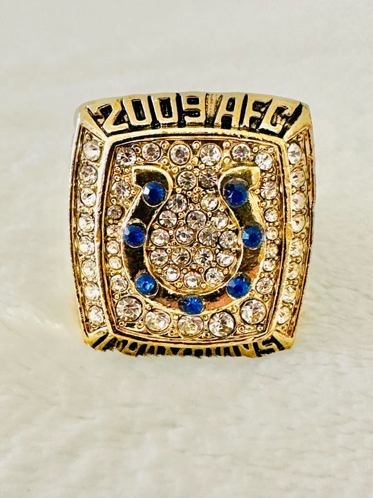 2009 Indianapolis Colts AFC Championship Ring, Manning, US SHIP - EB Sports Champion's Cache