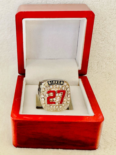 Cal Ripken Experience commemorative ring with box - EB Sports Champion's Cache