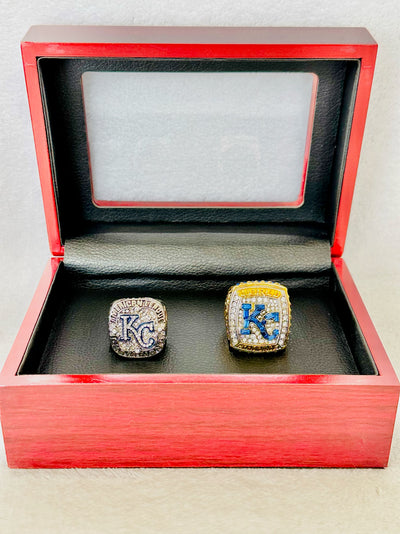 Kansas City Royals Championship Ring set with Box - EB Sports Champion's Cache