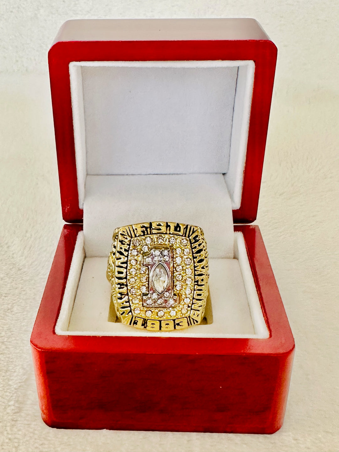 1993 Florida State Championship Ring With Box - EB Sports Champion's Cache