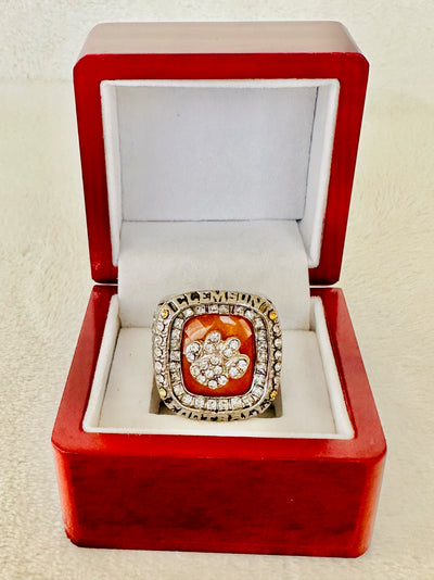 2015 Clemson Tigers Championship Ring With Box - EB Sports Champion's Cache