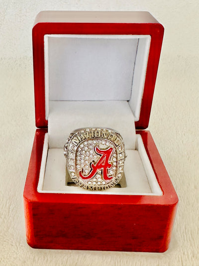 2016 Alabama Crimson Tide Championship Ring With Box - EB Sports Champion's Cache