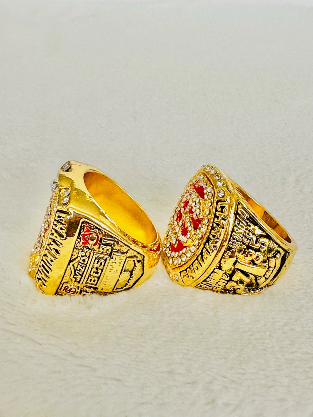 2 PCS Florida State Championship Ring Set - EB Sports Champion's Cache