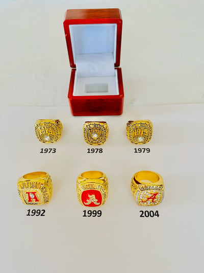 Alabama Crimson Tide pick your Ring 1973-2004 W Box - EB Sports Champion's Cache