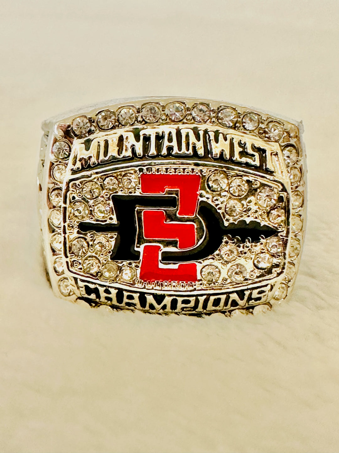 2012 San Diego State Aztecs Mountain West Championship Ring - EB Sports Champion's Cache