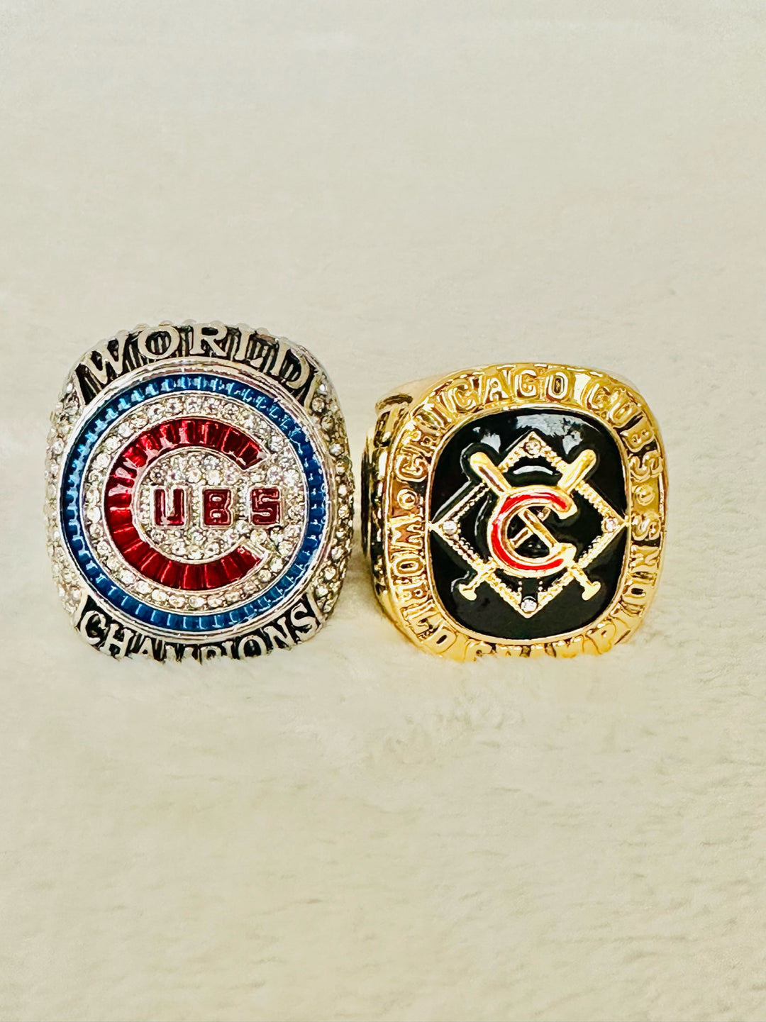 2 PCS Chicago cubs World Series rings, USA SHIP - EB Sports Champion's Cache