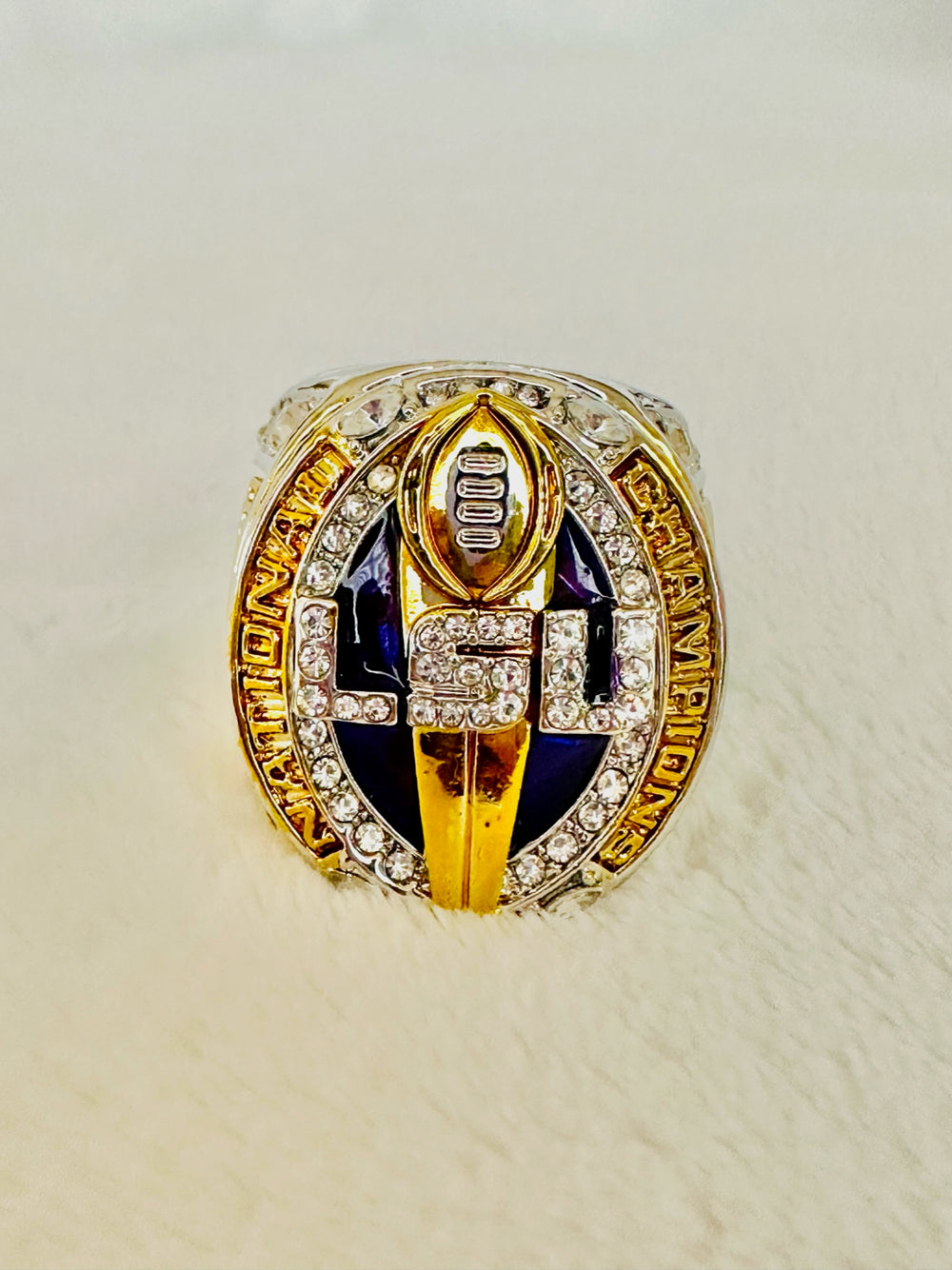 2019 LSU Tigers National Championship Ring W Box, US SHIP - EB Sports Champion's Cache