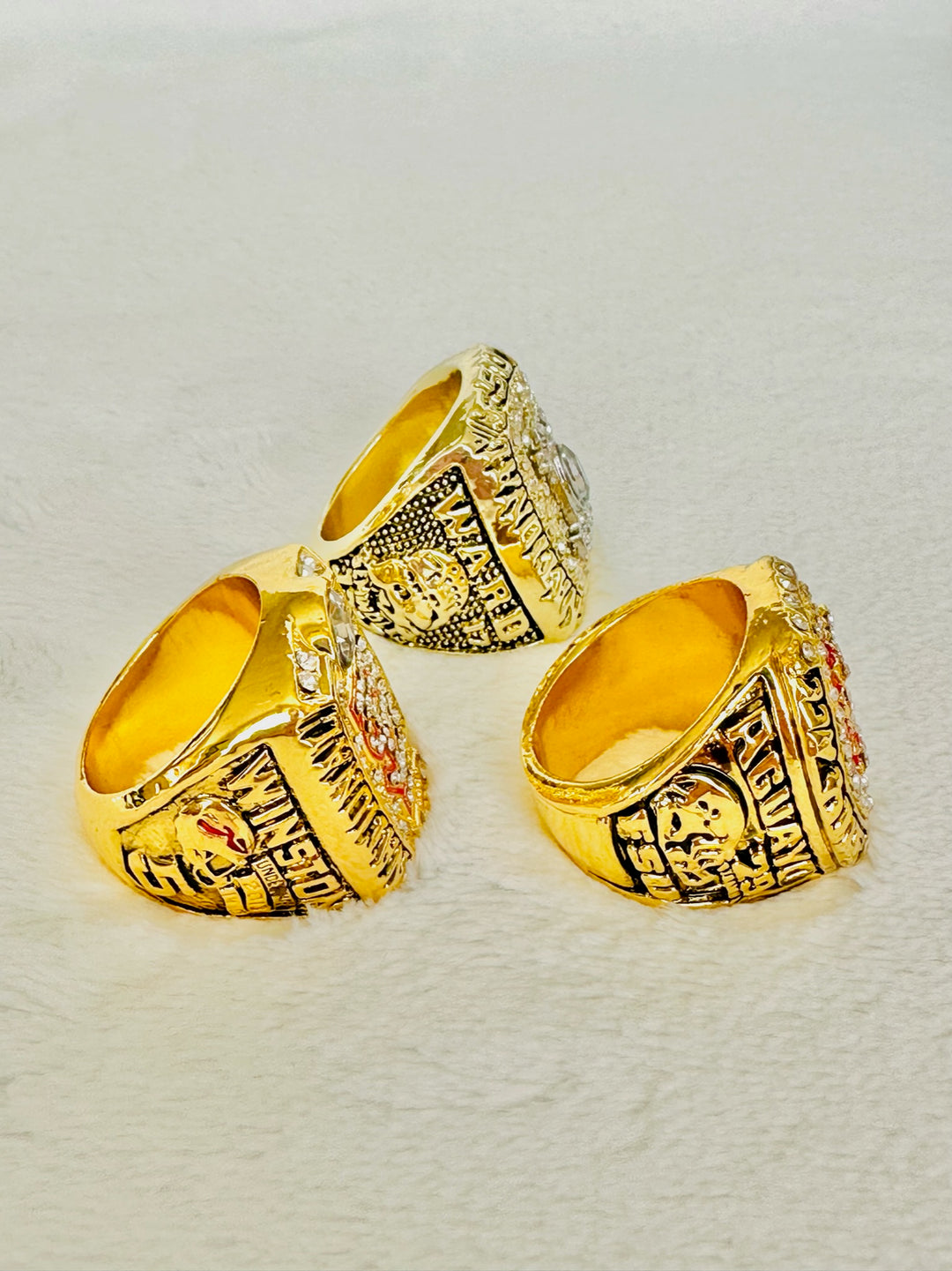 3 PCS Florida State Championship Ring Set - EB Sports Champion's Cache