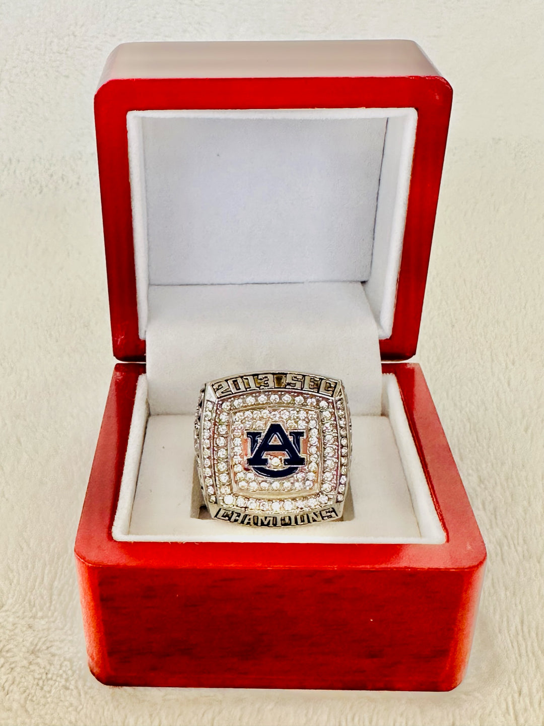 2013 Auburn Tigers SEC Championship Ring W Box, US SHIP - EB Sports Champion's Cache