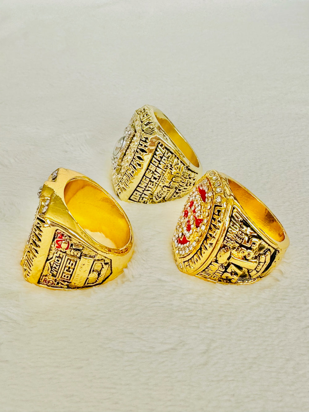 3 PCS Florida State Championship Ring Set - EB Sports Champion's Cache