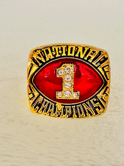 1985 Oklahoma Sooners Championship Ring - EB Sports Champion's Cache